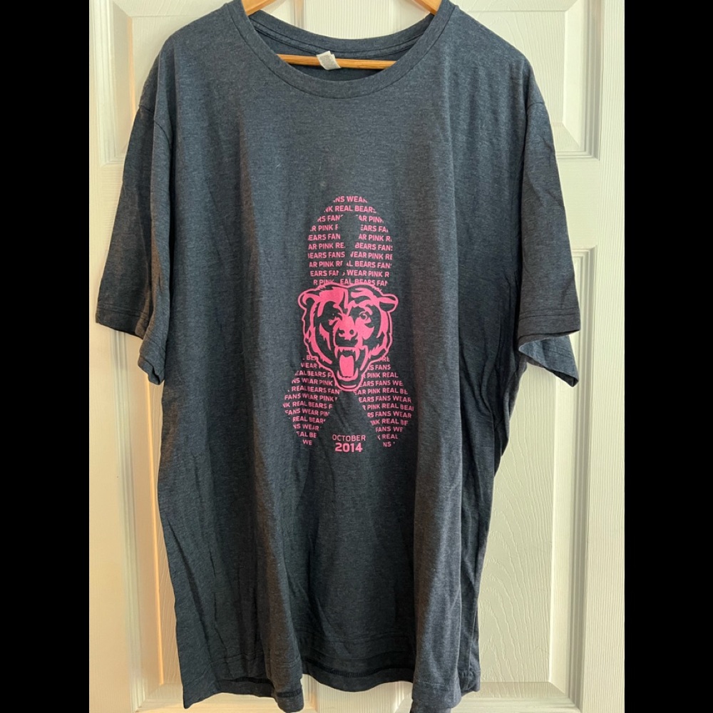 Chicago Bears Real Bears Fans Wear Pink shirt